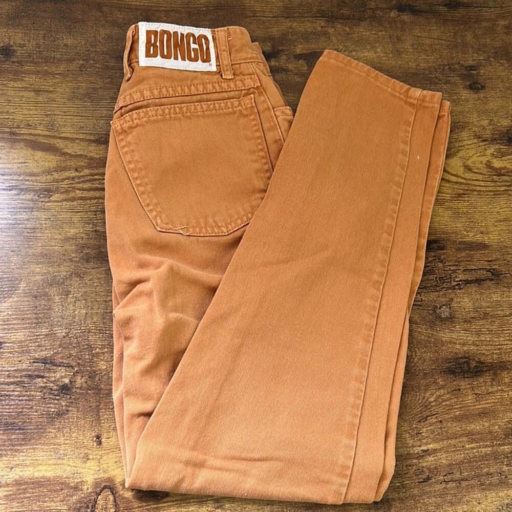 Vintage 90’s BONGO Light Brown High Rise Cotton Mom-Jeans - Picture 3 of 12